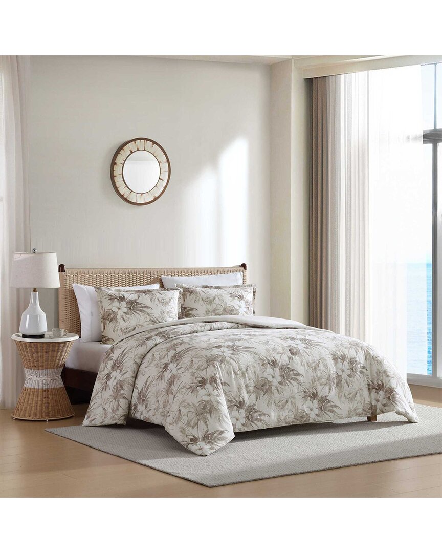 Tommy Bahama Beachway Blooms Cotton Linen Blend Comforter Set