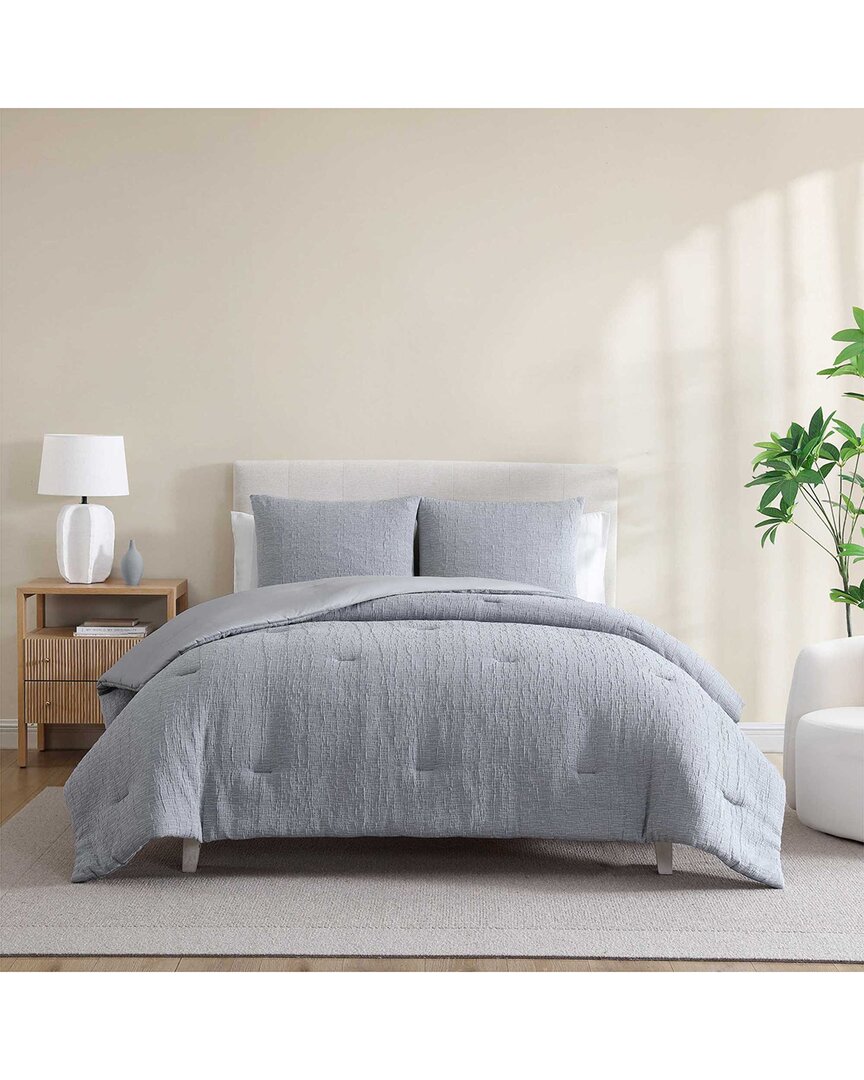 NAUTICA NAUTICA NAUTICAL STITCH CHAMBRAY COMFORTER SET