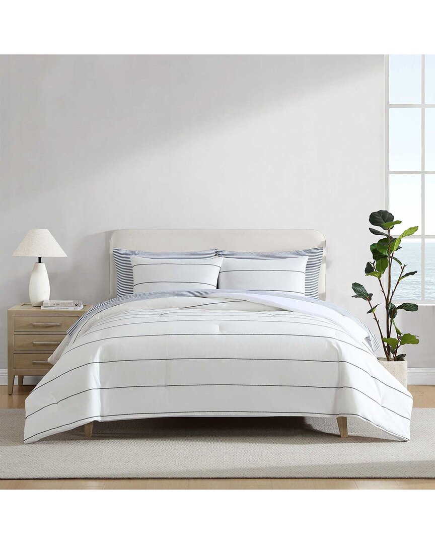 Nautica Naval Stripe Cotton Duvet Cover Set