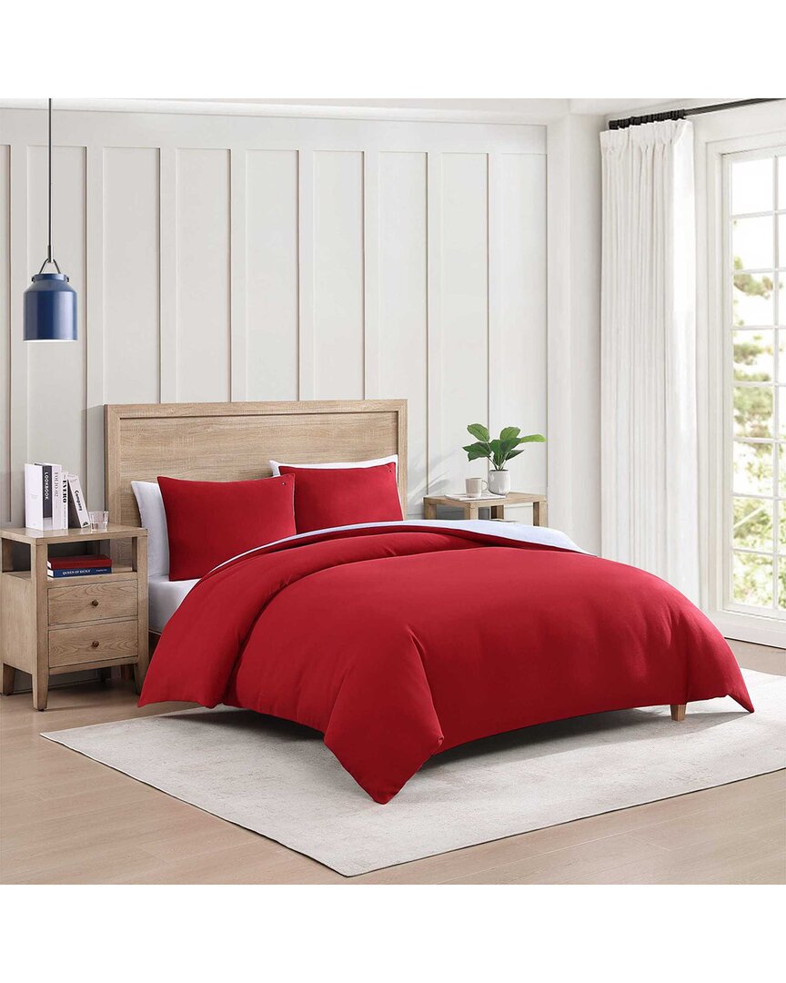 Tommy Hilfiger Micro Pique Cotton Blend Duvet Cover Set