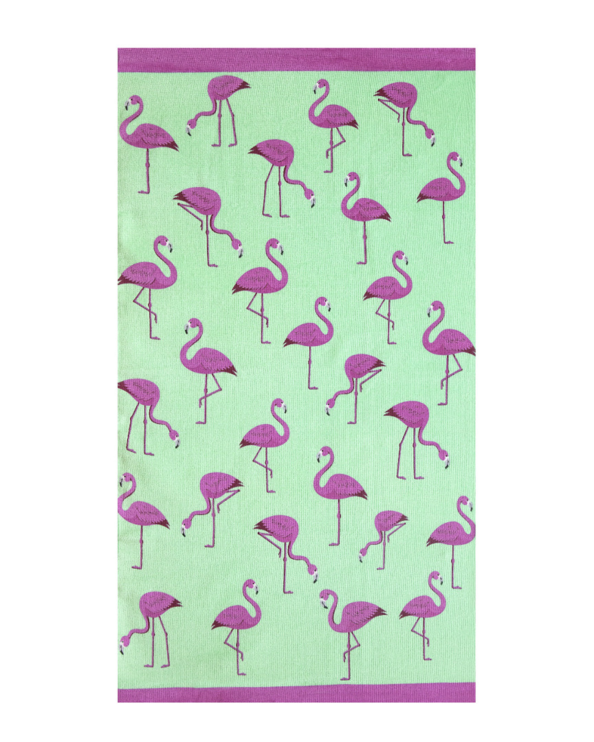 Image of Dohler Set of  Flamingos Beach Towels