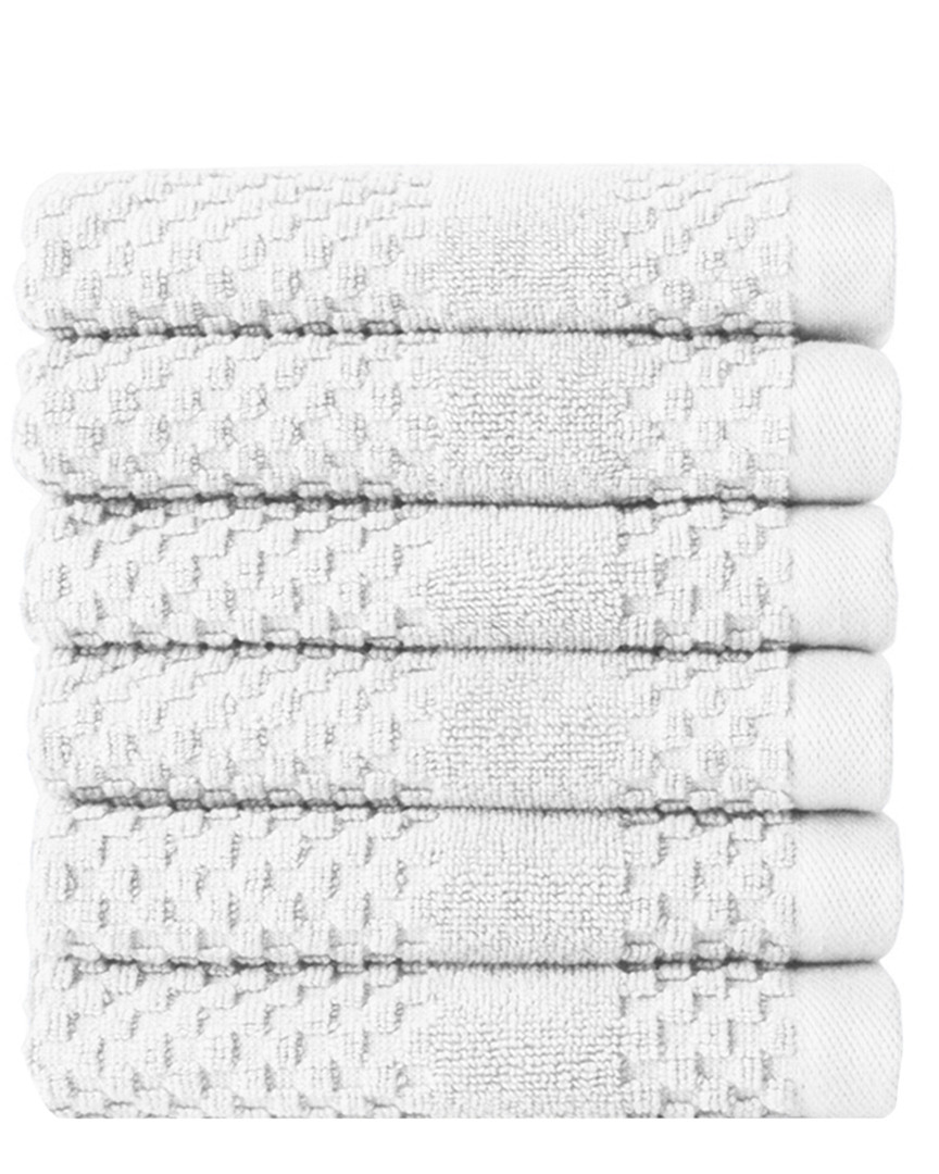 Chortex Set Of 6 Honeycomb Washcloths