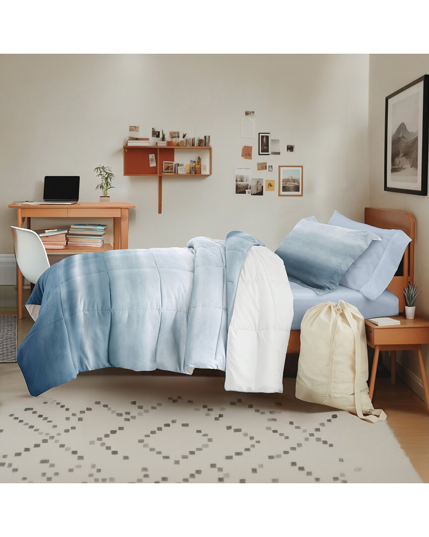Home Collection Campus Ready Dorm Bedding Bundle In Blue