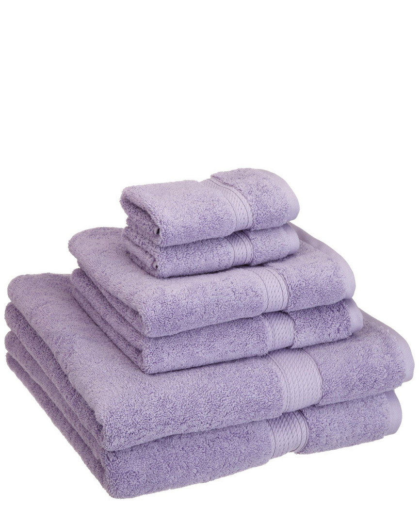 Superior Highly Absorbent 6pc Ultra Plush Solid Towel Set
