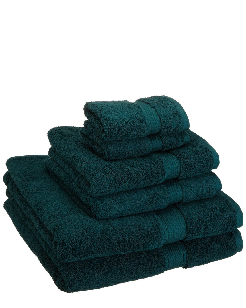 Superior Highly Absorbent 6pc Ultra Plush Solid Towel Set