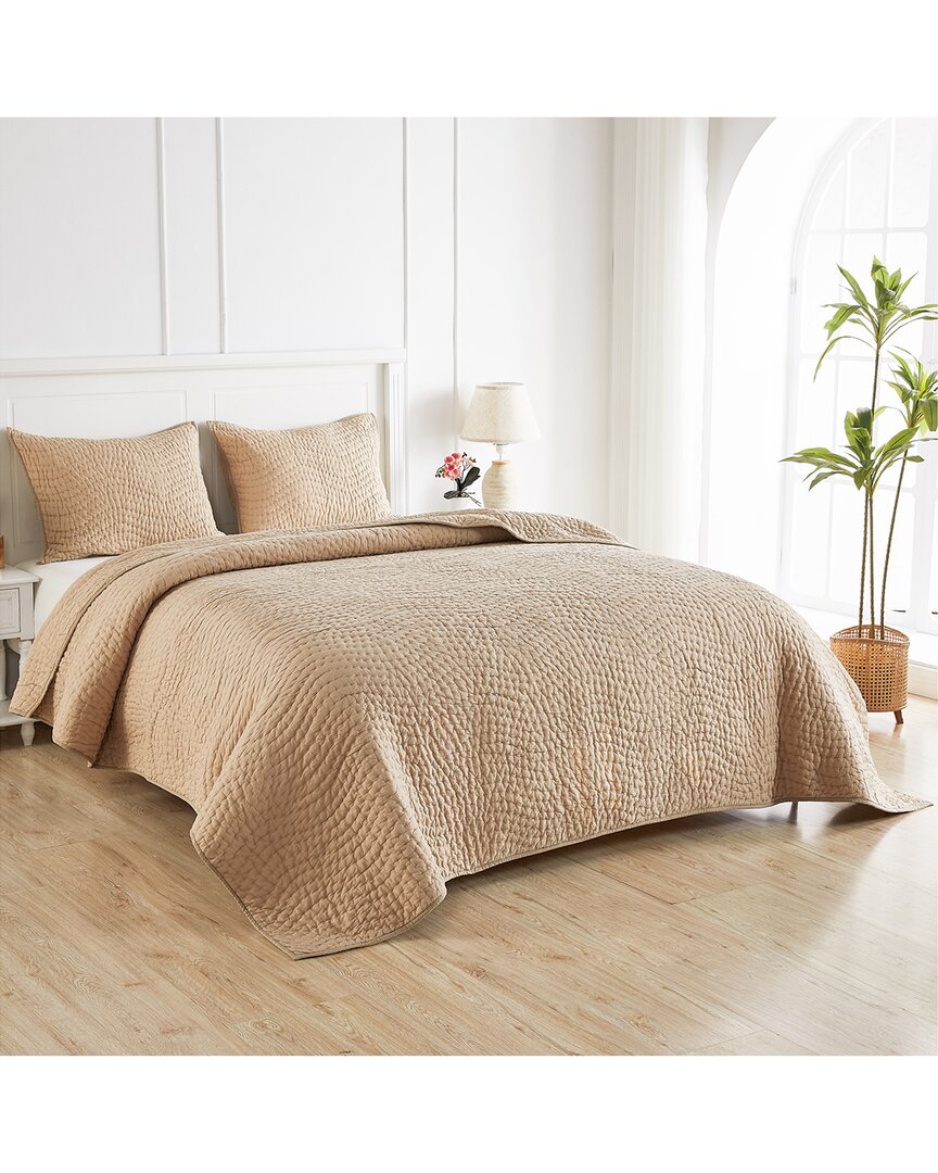 Melange Mélange Home Voile Hand-stitched Quilt Set