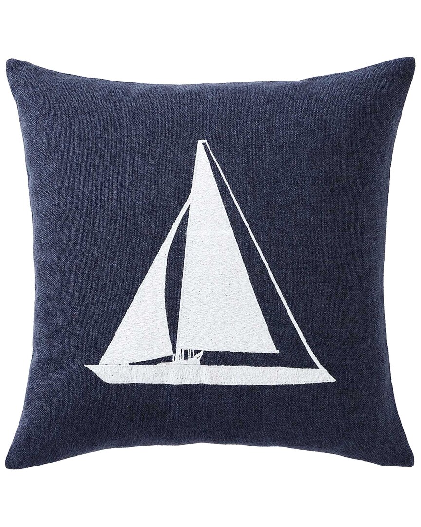Nautica Sailboat Horizons Navy Decorative Pillow In Blue