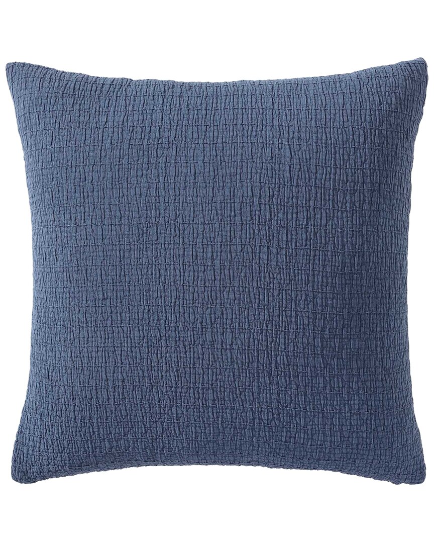 Nautica Wave Texture Decorative Pillow In Blue