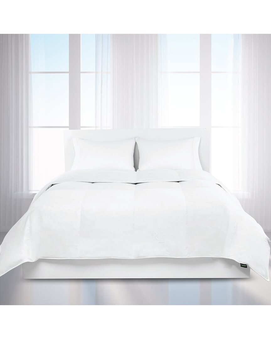 Ralph Lauren Lauren Bronze Carbon Brushed Comfort White Down Comforter