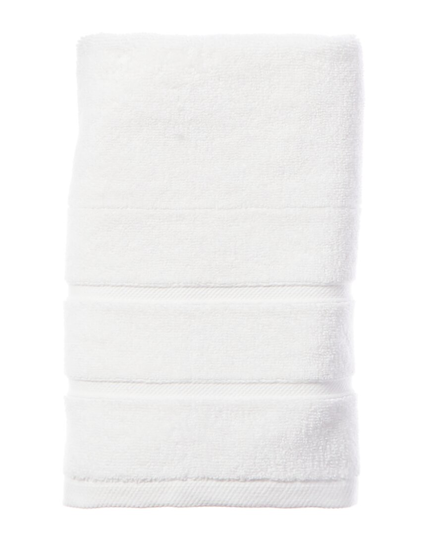 Lanes Border Hand Towel White