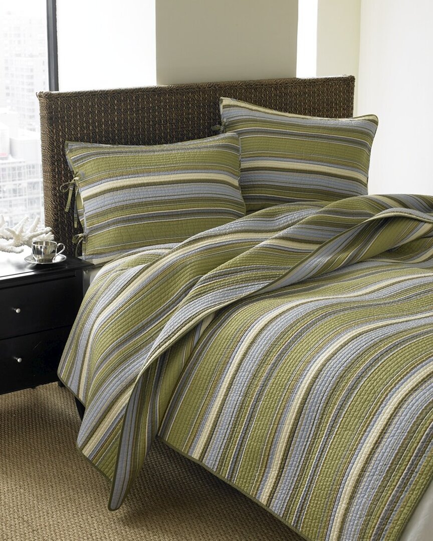 Stone Cottage Classic Stripe Cotton Quilt Set