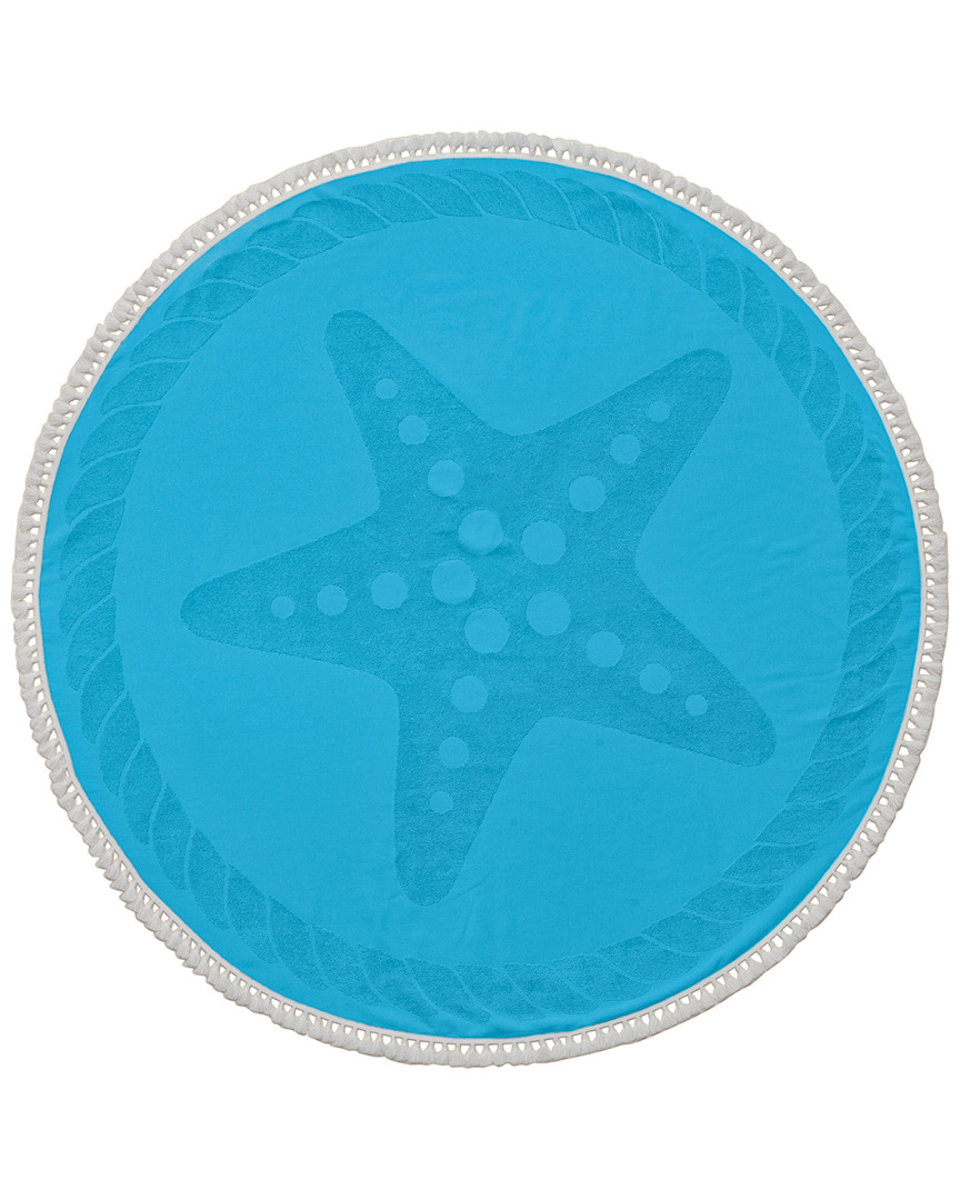 Image of Enchante Home Starfish Round Beach Towel