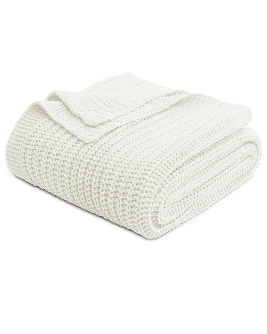 Unikome Chunky Knit Throw Blanket