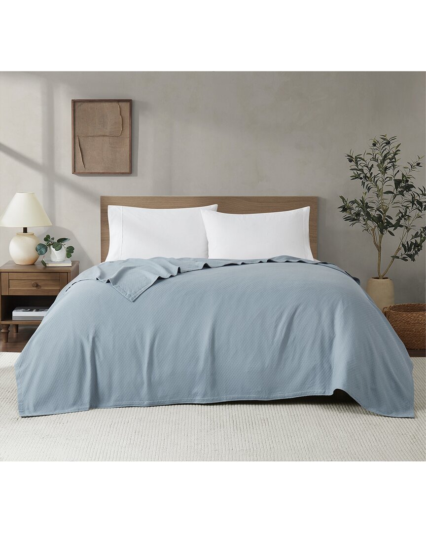 Royal Velvet Dream Cotton Blanket In Blue