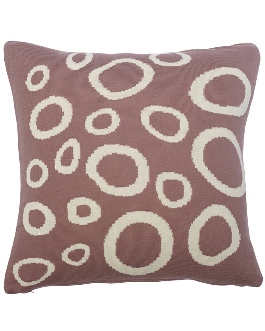 Amity Home Gaitlin Pillow In Burgundy