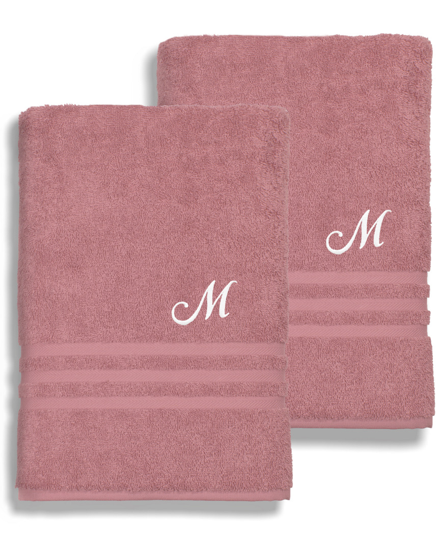 Linum Hometextiles Linum Home Textiles Monogrammed Denzi Bath Sheets