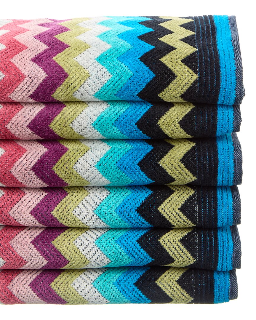 Missoni Home Buster Set Of 6 Hand Towels