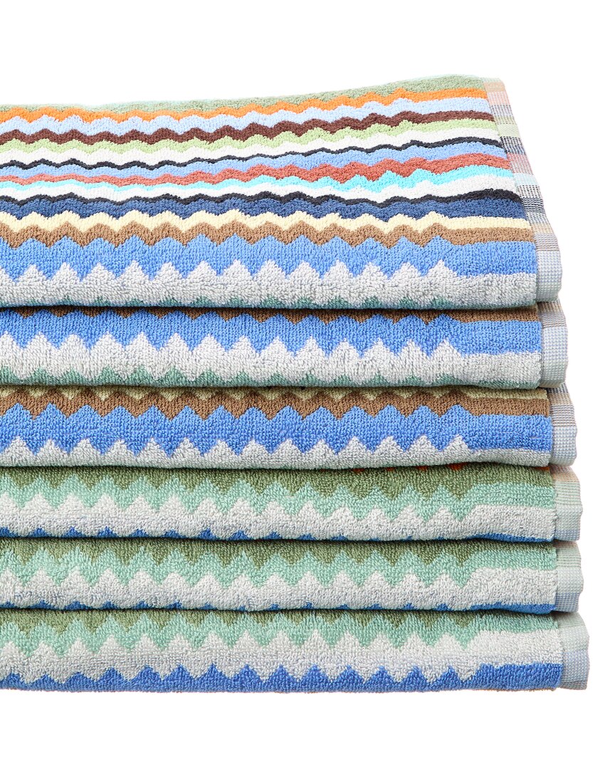 Missoni Home Riverbero Set Of 6 Bath Towels