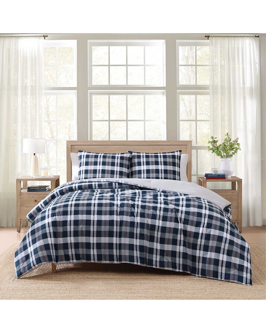 Tommy Hilfiger 180 Thread Count Dream Madras Cotton Duvet Set