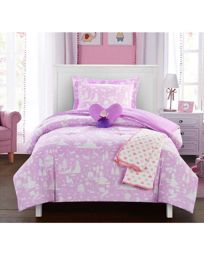 Chic Home Emera Comforter Set In Lavender