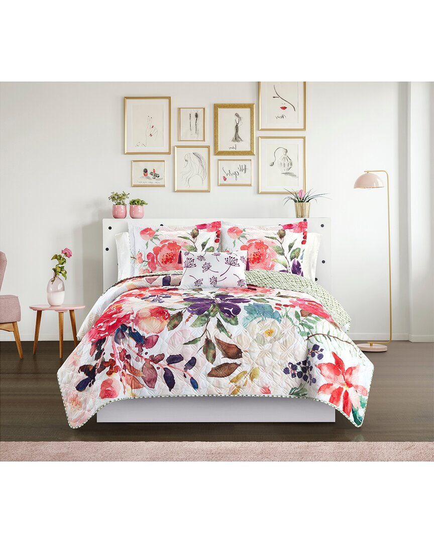 Chic Home Ovilos Reversible Quilt Set In Multi
