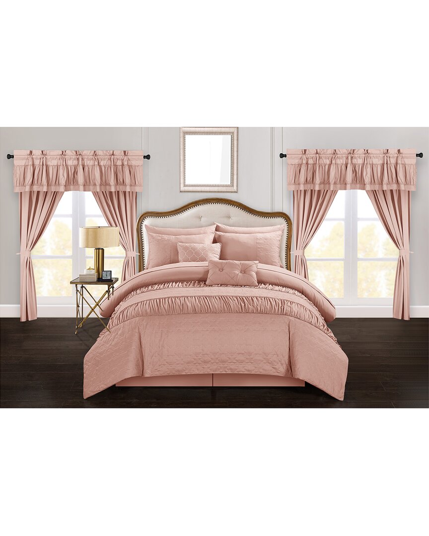 Chic Home Kea 20pc Bed In A Bag Comforter Set In Coral