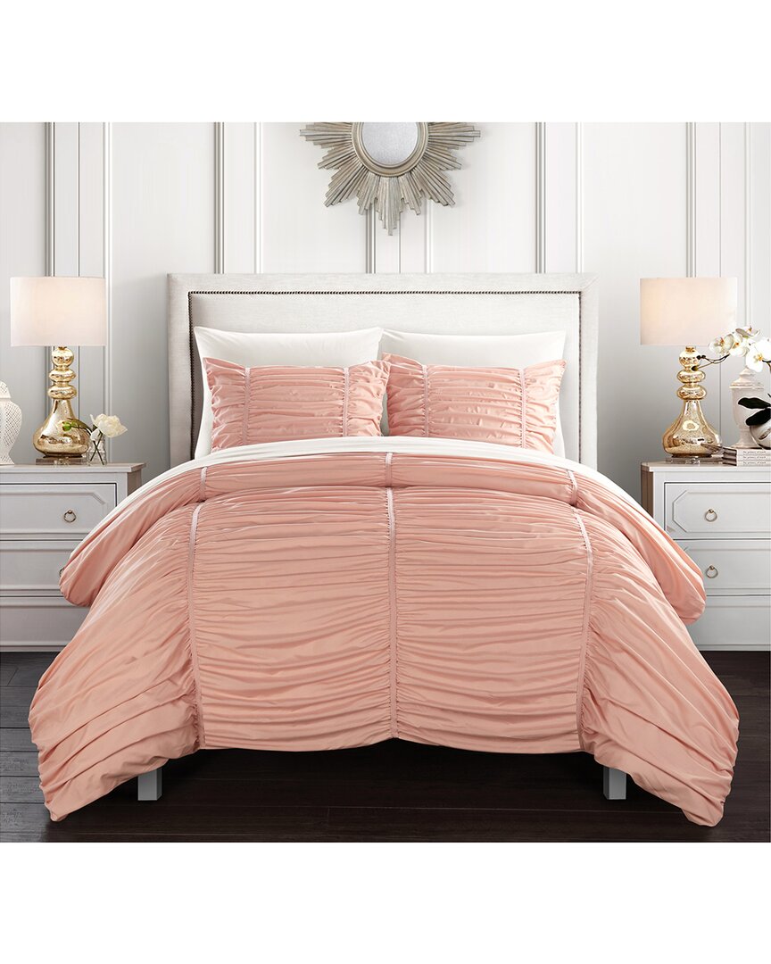 Chic Home Kleia Comforter Set In Coral