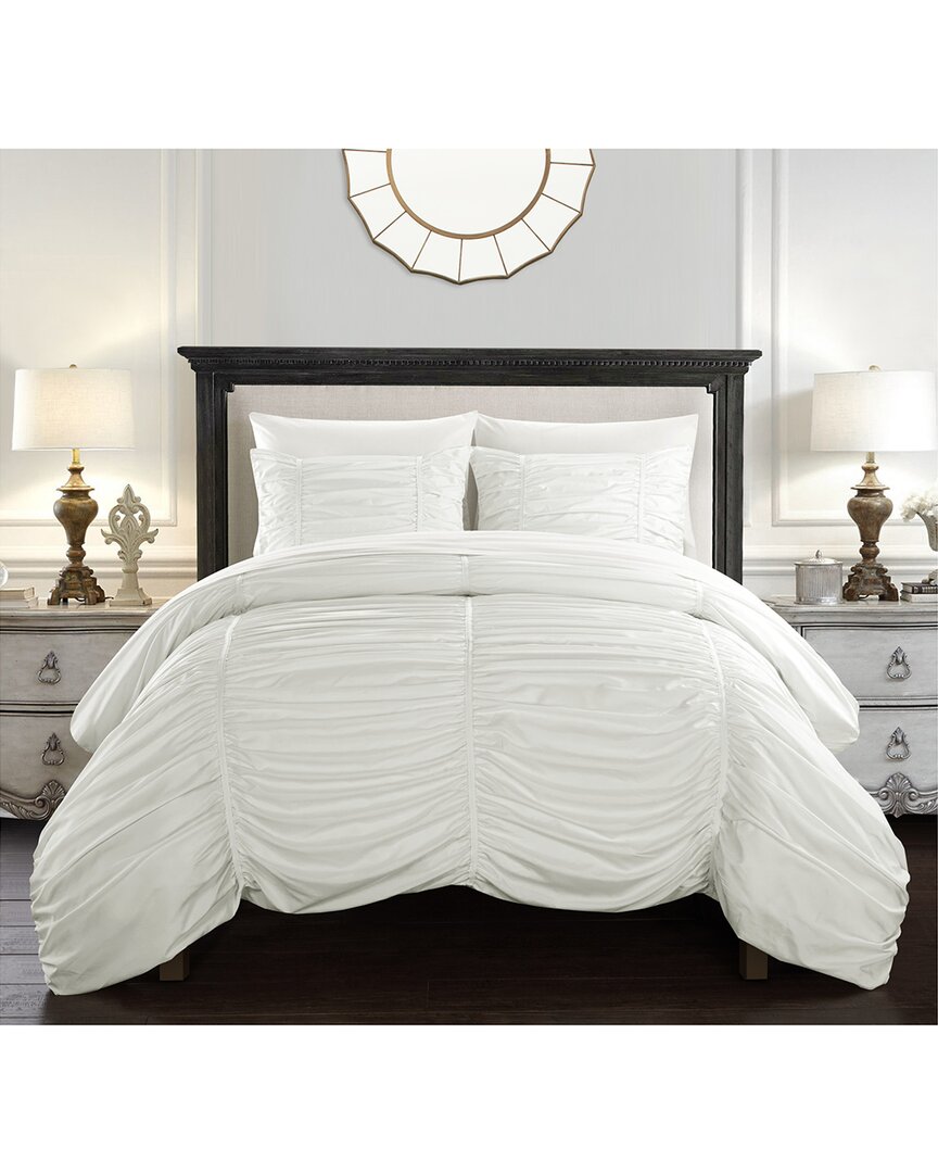 Chic Home Kleia Comforter Set In White