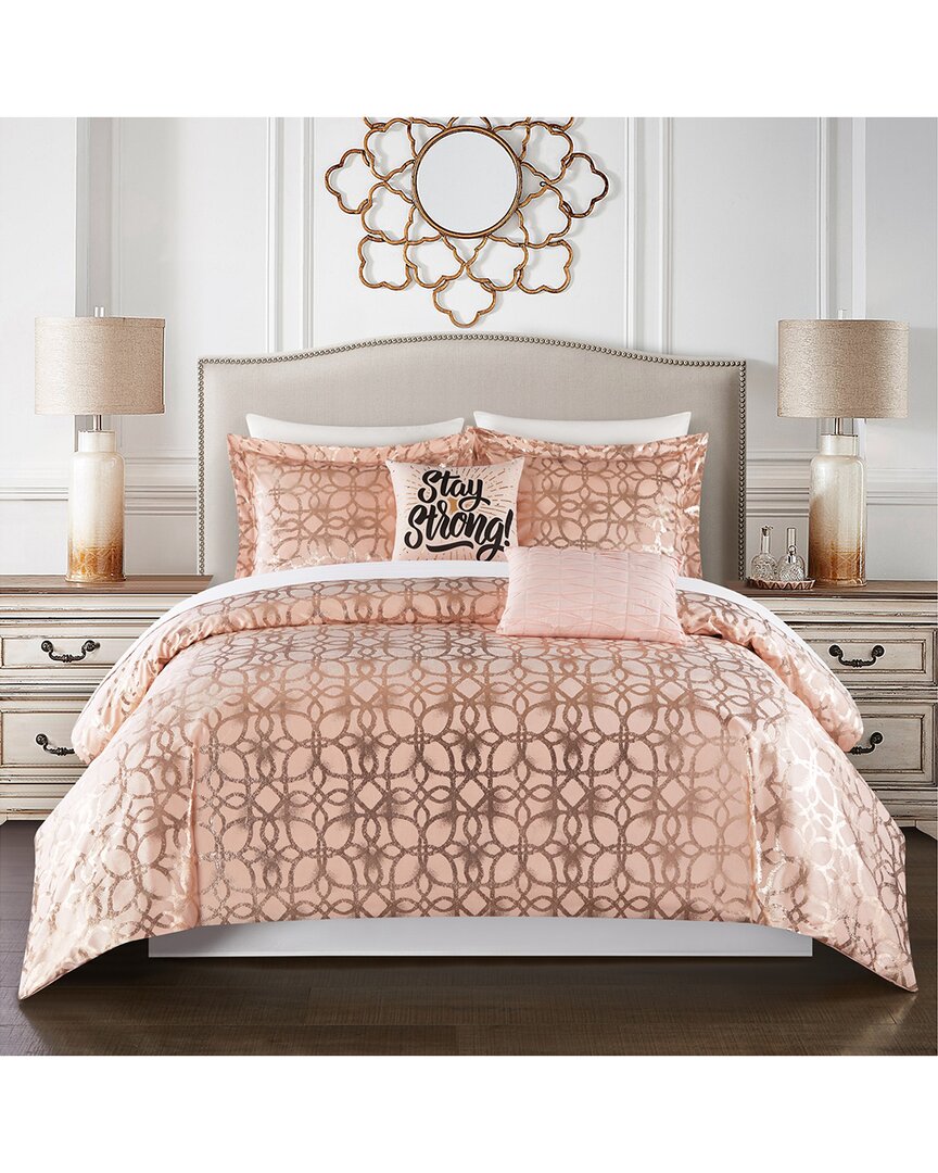 Chic Home Shereef Comforter Set In Blush