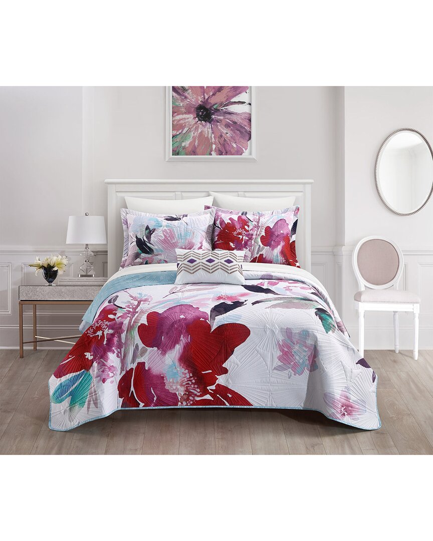 Chic Home Hendrika Reversible Quilt Set In Multi