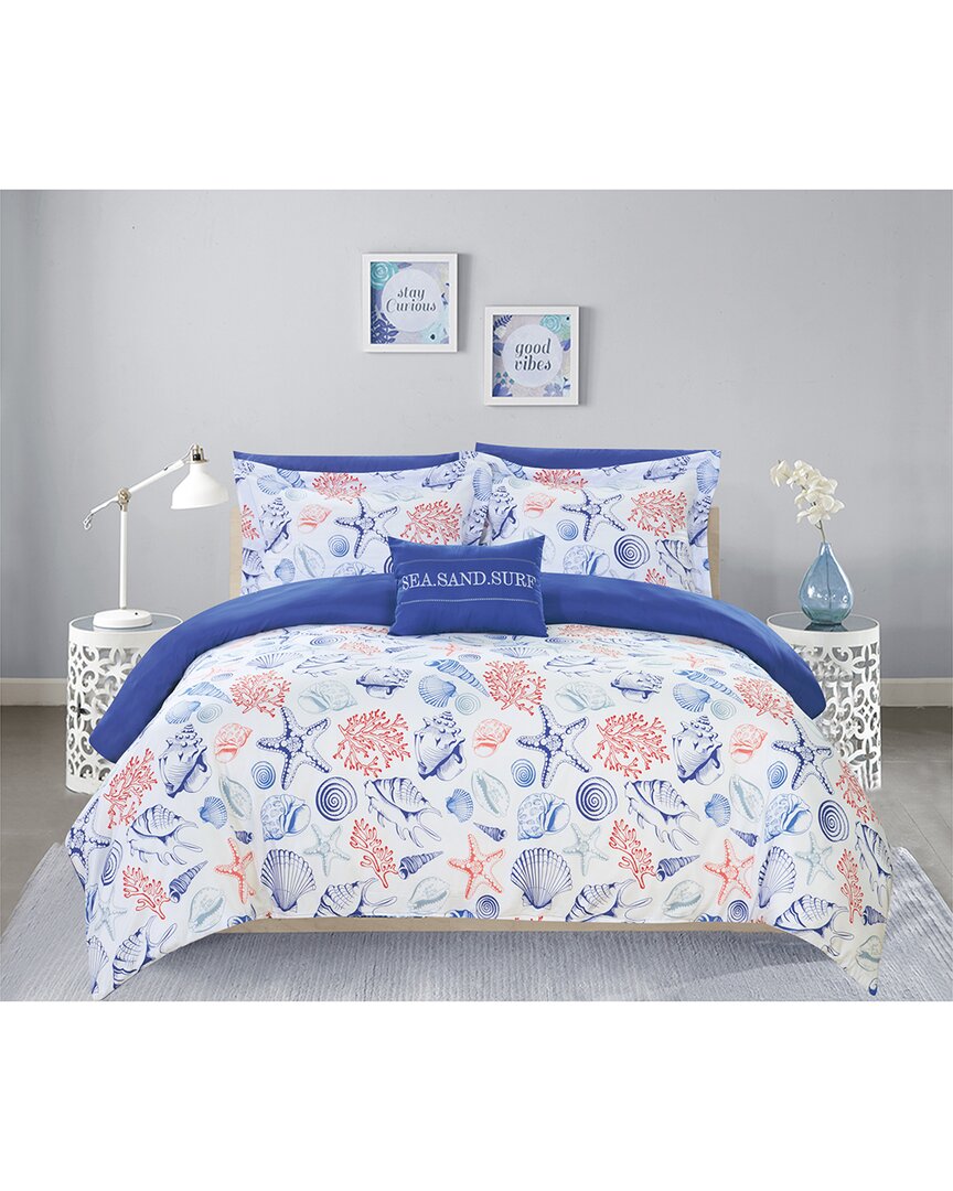 Chic Home Norah Reversible Bed In A Bag Comforter Set In Multi