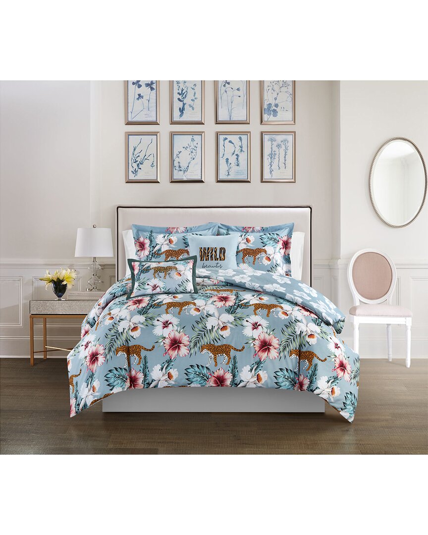 Chic Home Mairina 5pc Reversible Comforter Set In Blue