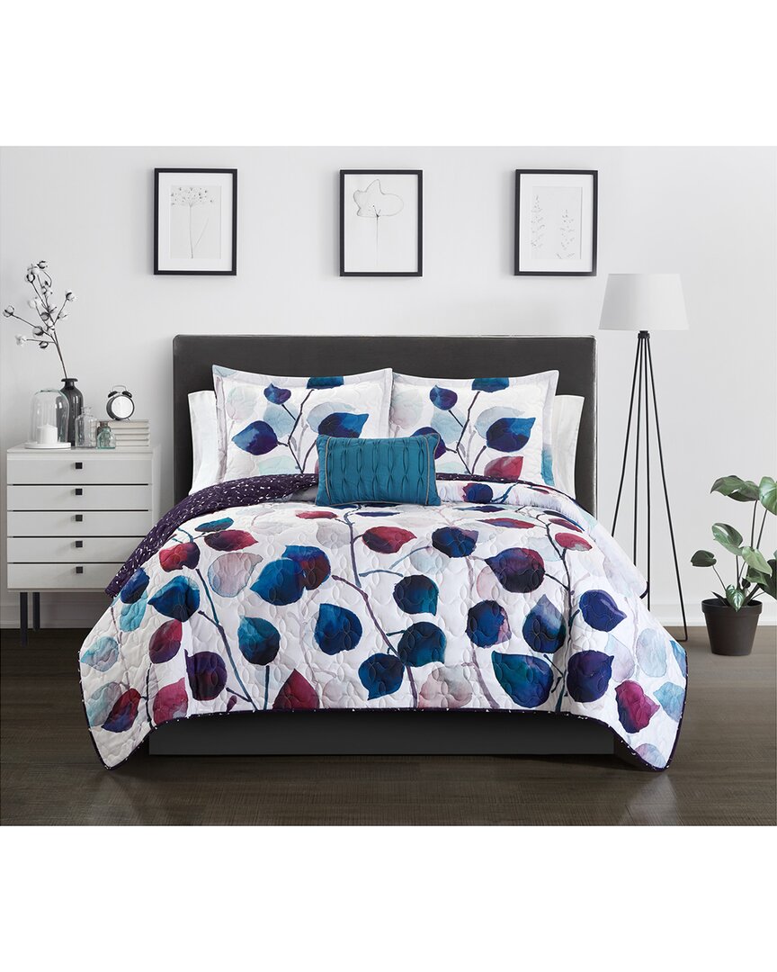 Chic Home Semnai 3pc Reversible Quilt Set In Multi