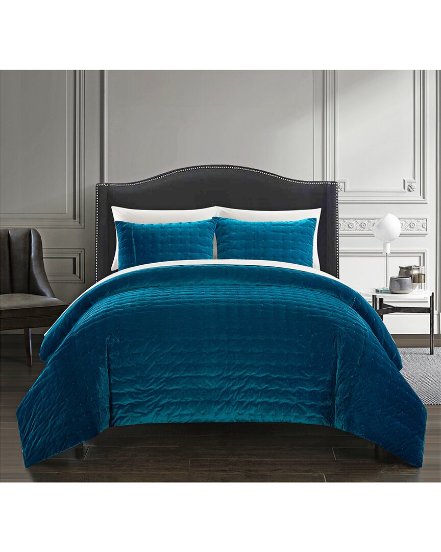 Chic Home Chaya Comforter Set In Teal