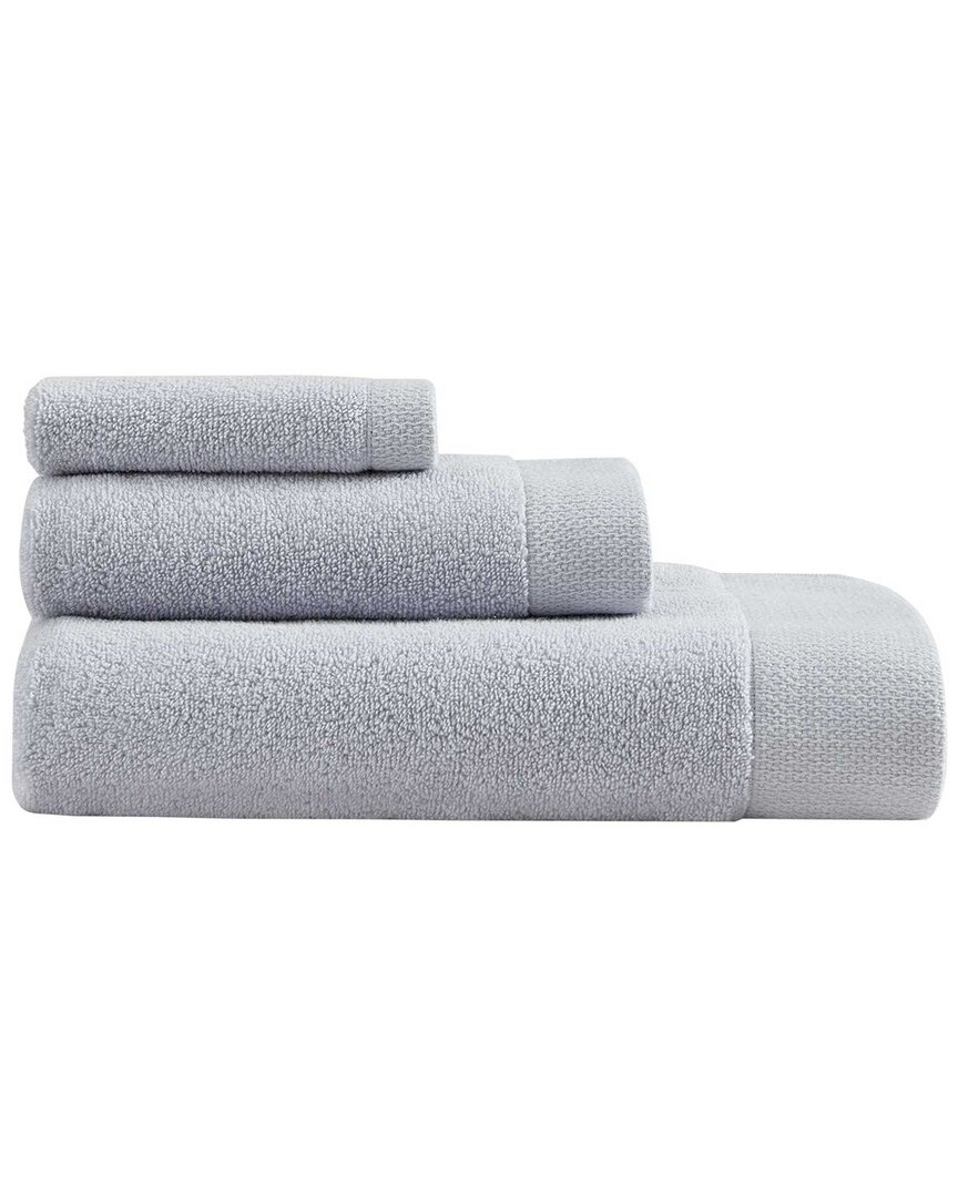 Calvin Klein Entwine Solid Cotton Terry 3pc Towel Set
