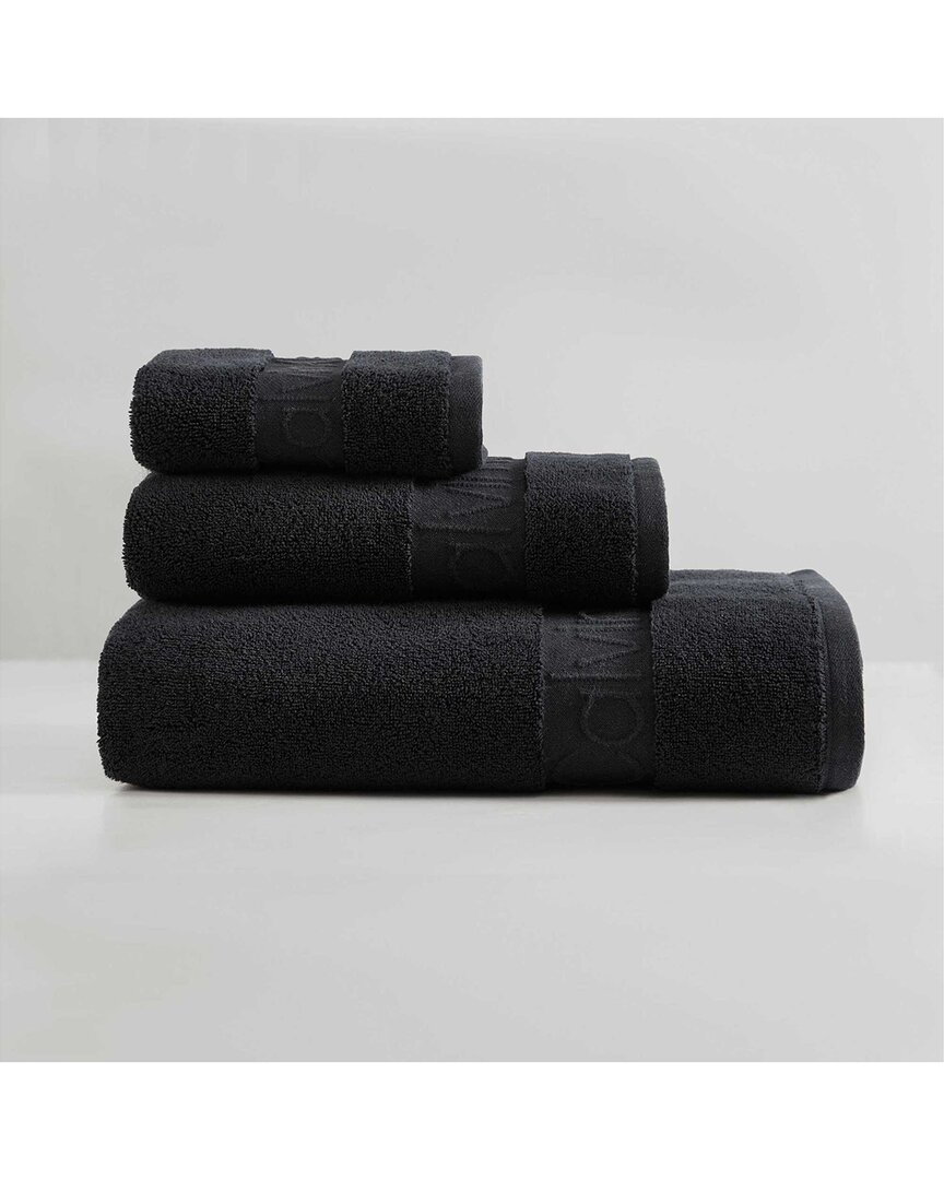 Calvin Klein Iconic Cotton Terry 3pc Towel Set