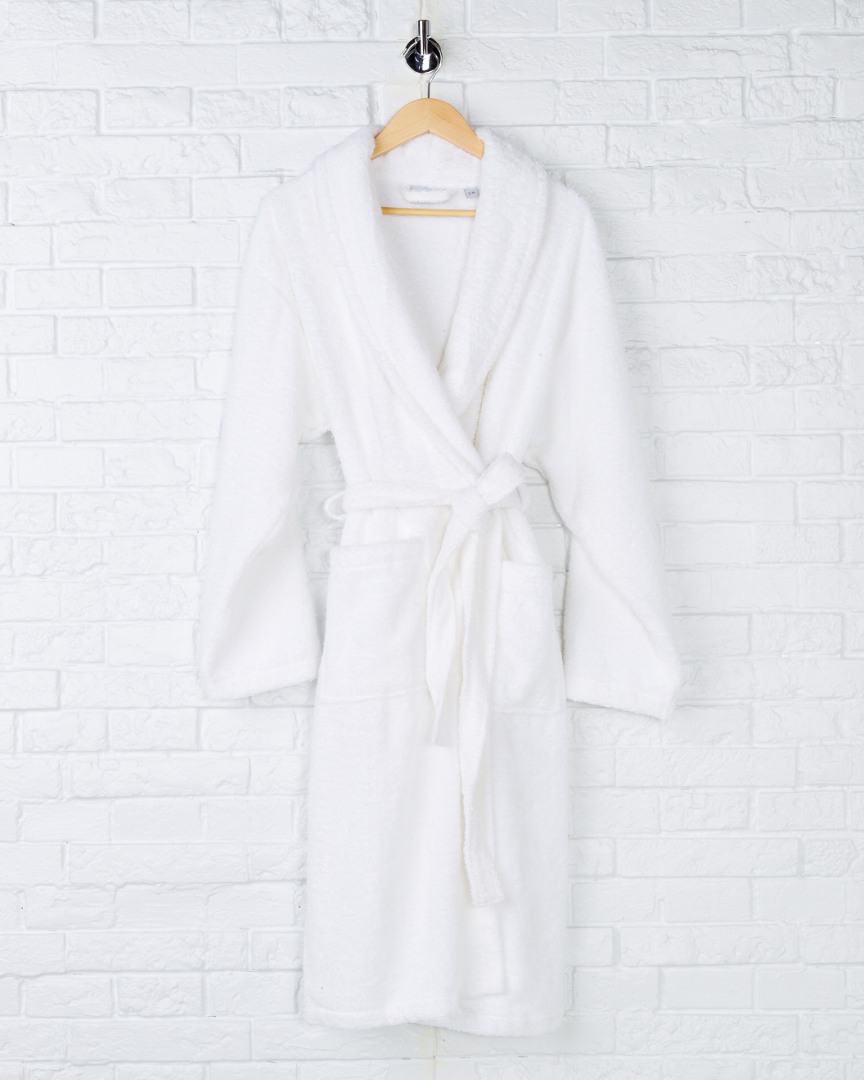 Linum Home Textiles Unisex Terry Bathrobe In Beige