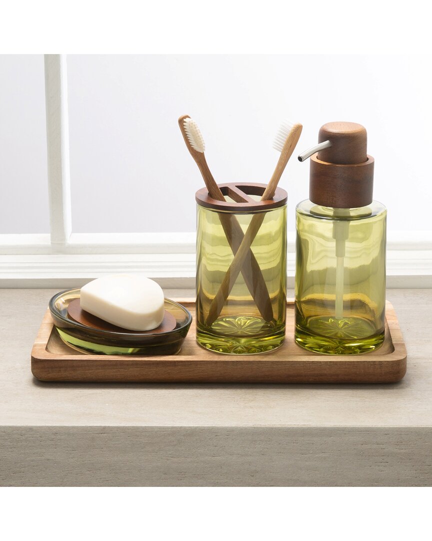 Moda At Home Vaso 3pc Bath Countertop Set