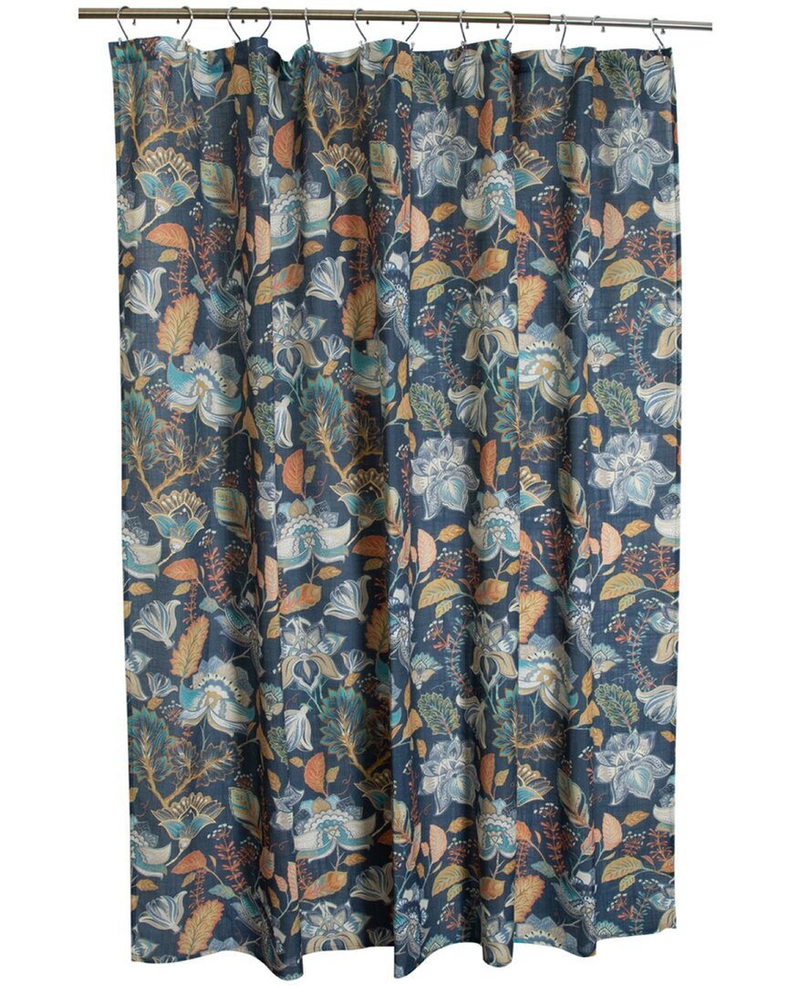 Moda At Home Berwick Shower Curtain Set Of 3 In Blue