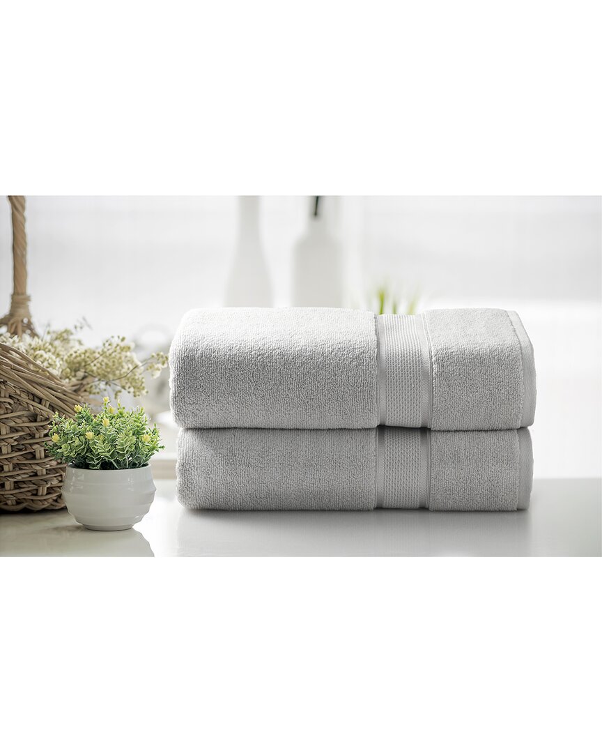 Kathy Ireland 2pc Zero Twist Cotton Plush Bath Sheet Set