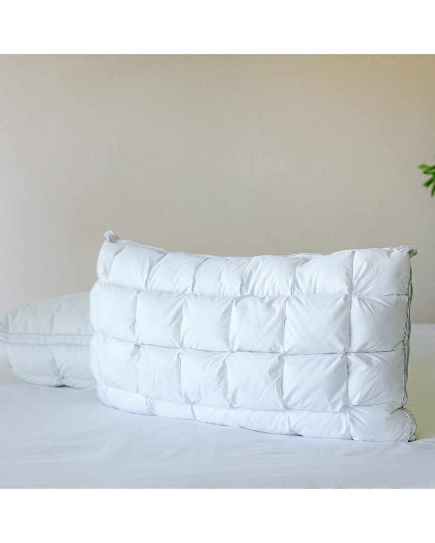 Jennifer Adams Renew Hybrid Pillow In White