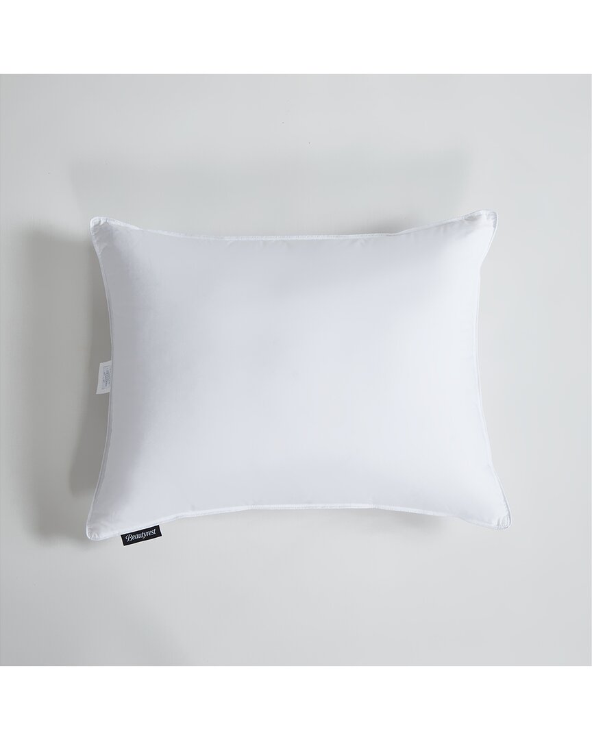 Beauty Rest Tencel Lyocell And Cotton Blend Breathable Rds Medium Firm Down Pillow In White