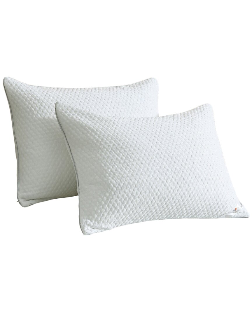 St. James Home Cool Knit With Balance Fill Pillow Firm Fill In White