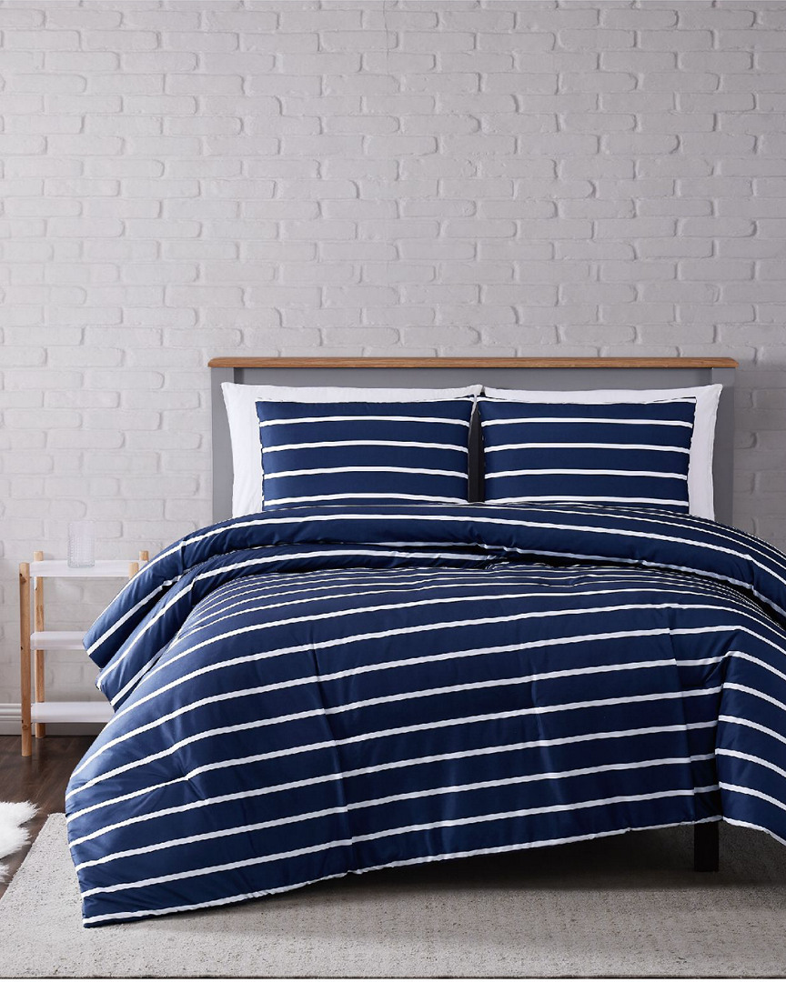 Truly Soft Maddow Stripe Navy Comforter Set