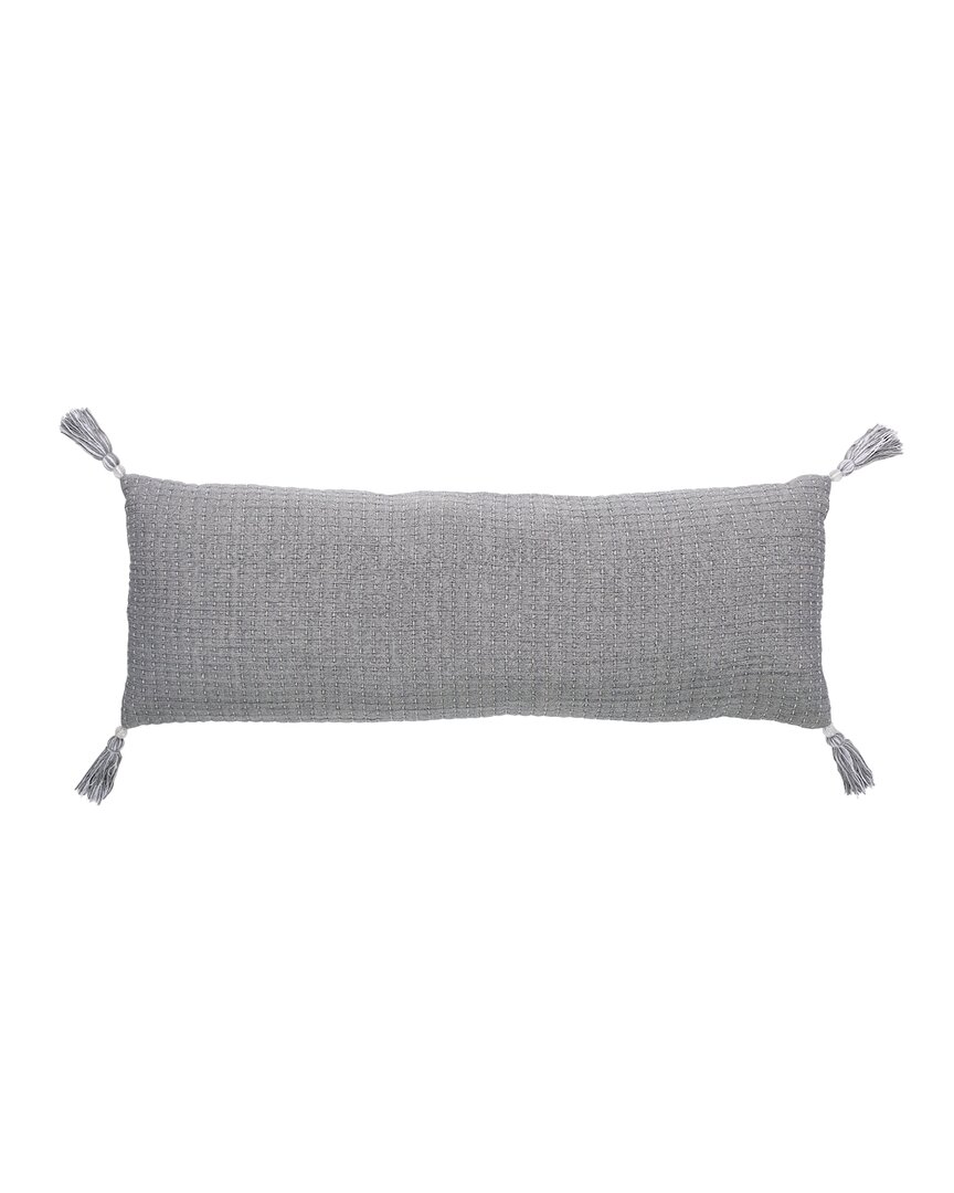 Orchids Lux Home Molly Bed Throw Pillows - Navy