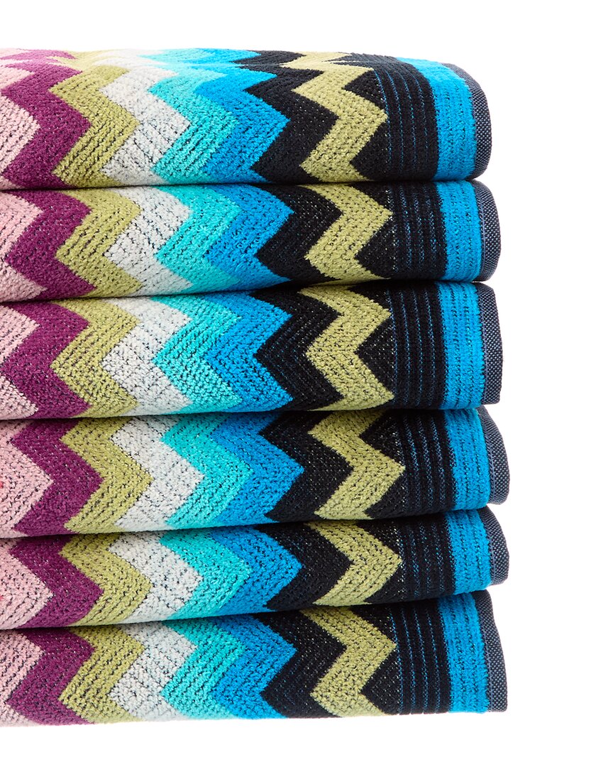 Missoni Pr  Home 6pc Buster Hand Towel Set In Multi