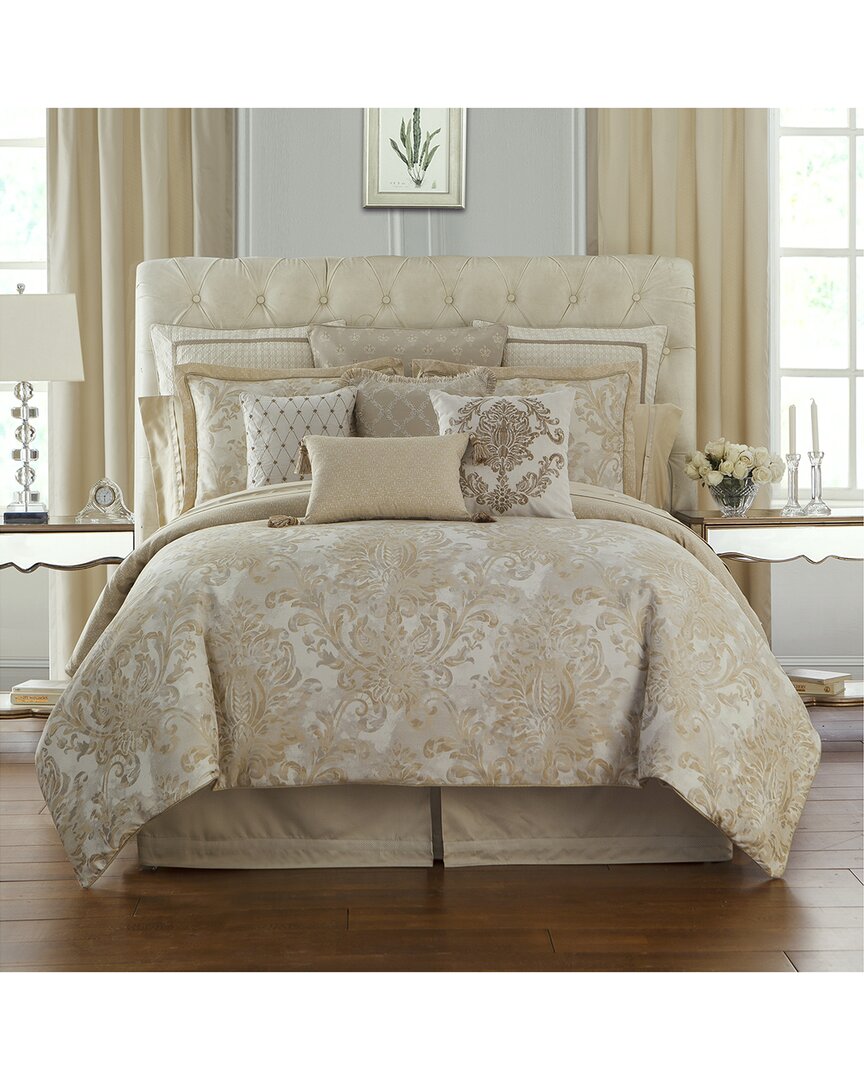 Waterford Dnu Dupe  Annalise Comforter Set In Gold