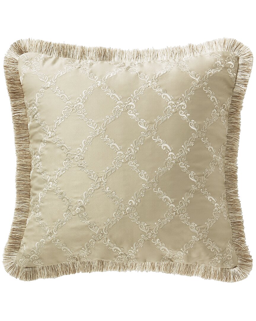 Waterford Dnu Dupe  Annalise Decorative Pillow In Tan
