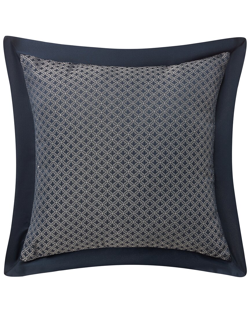 Shop Waterford Dnu Dupe  Bastia Decorative Pillow In Navy