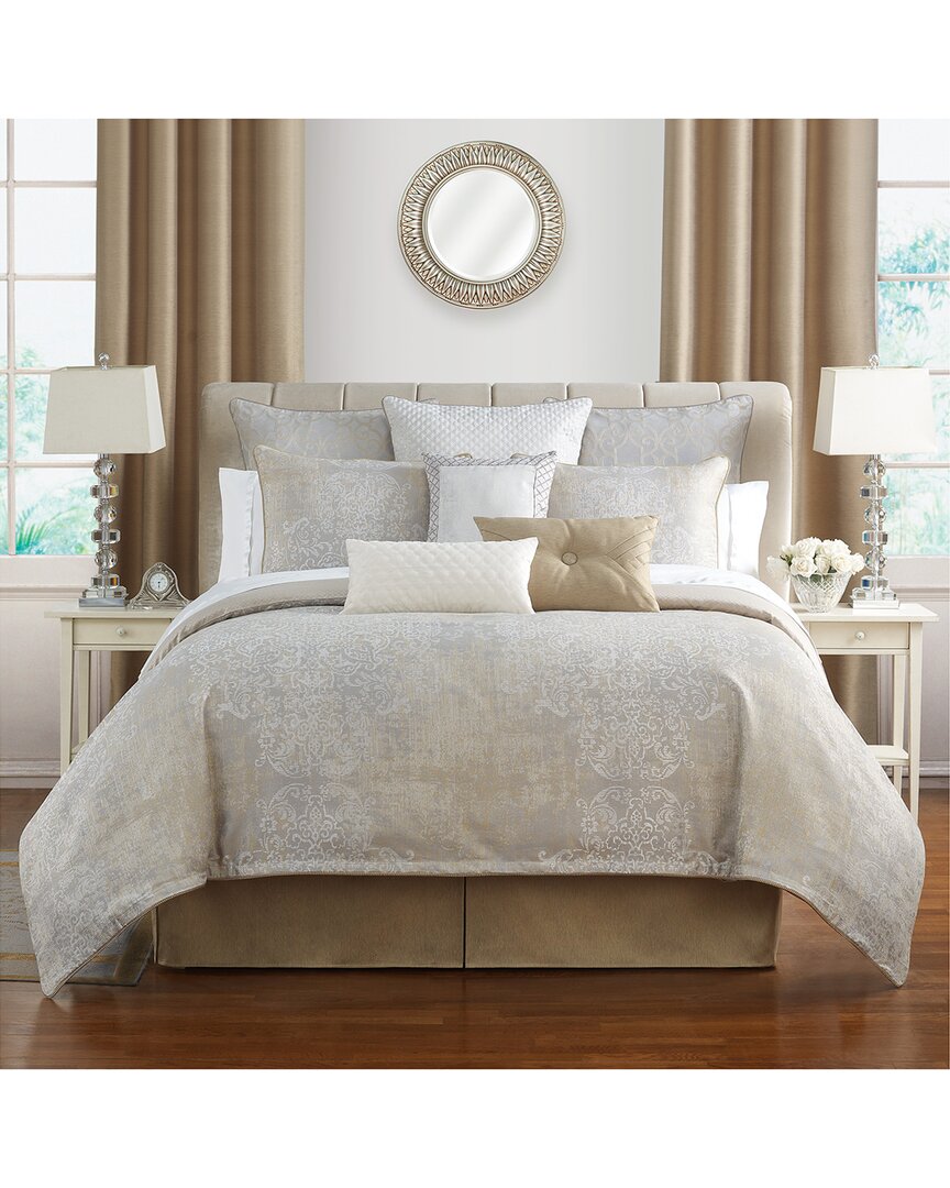 Waterford Dnu Dupe  Maritana 4pc Comforter Set In Neutral